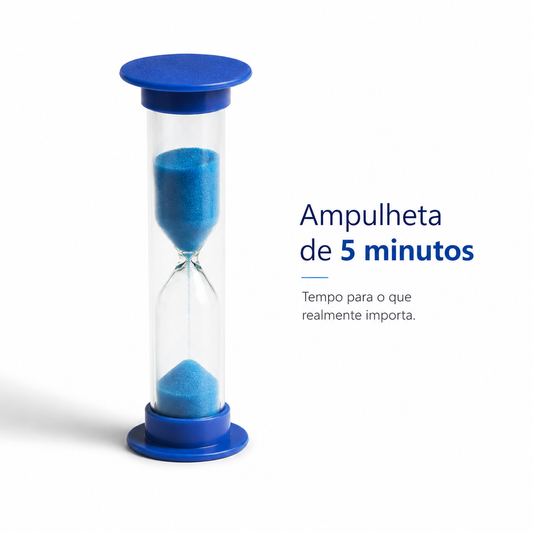 Ampulheta 5 minutos - Timer - 2 unidades