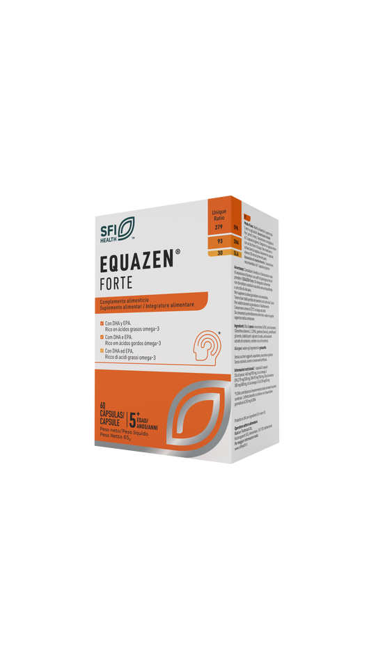 EQUAZEN Forte 60 cápsulas — suplemento Ómega-3 EPA DHA GLA para adultos