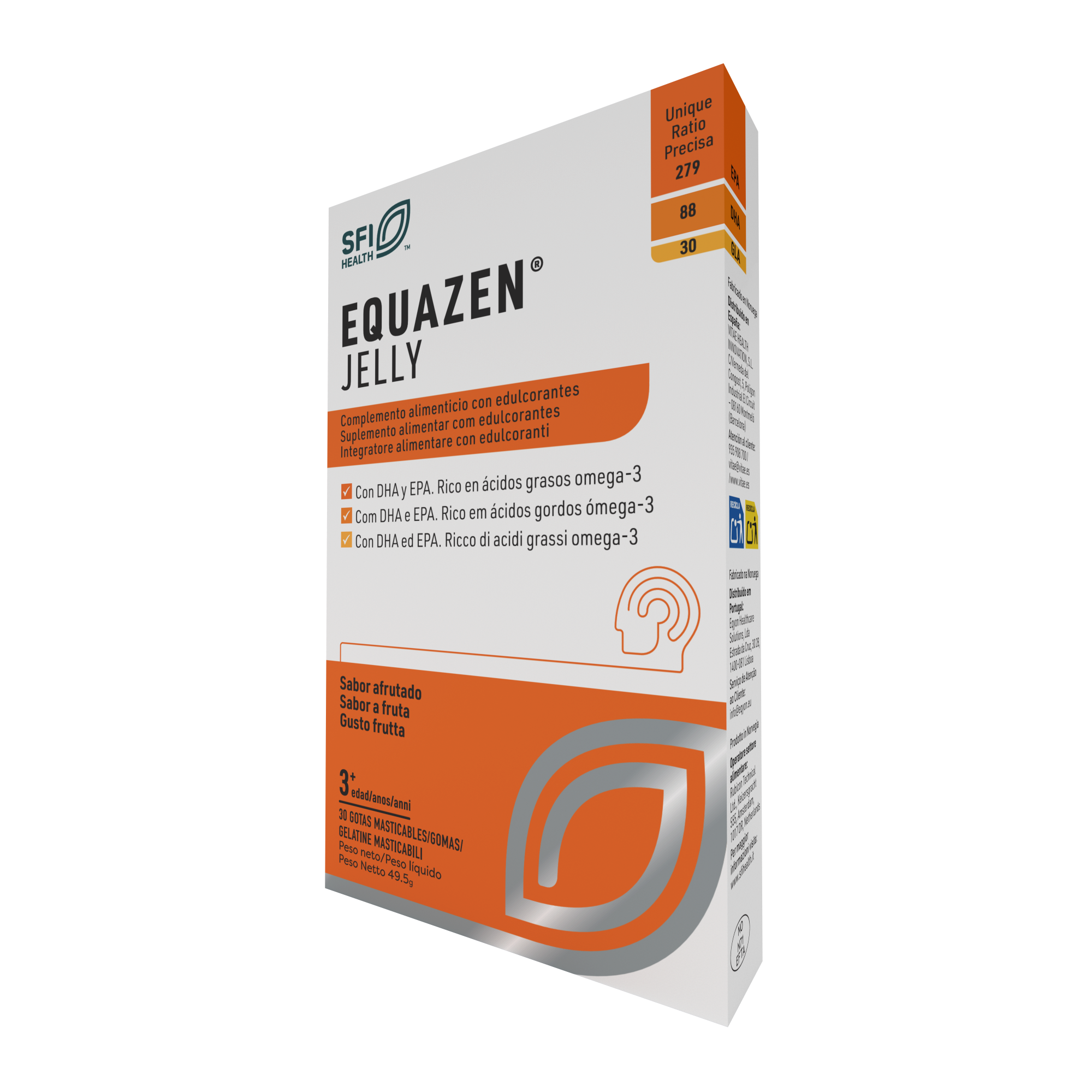 EQUAZEN Jelly Gomas Fruta 30