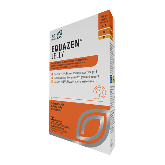 EQUAZEN Jelly 30 gomas fruta — Ómega-3 para crianças foco e concentração