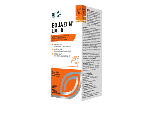 EQUAZEN Líquido 200ml — suplemento Ómega-3 e GLA fácil de tomar